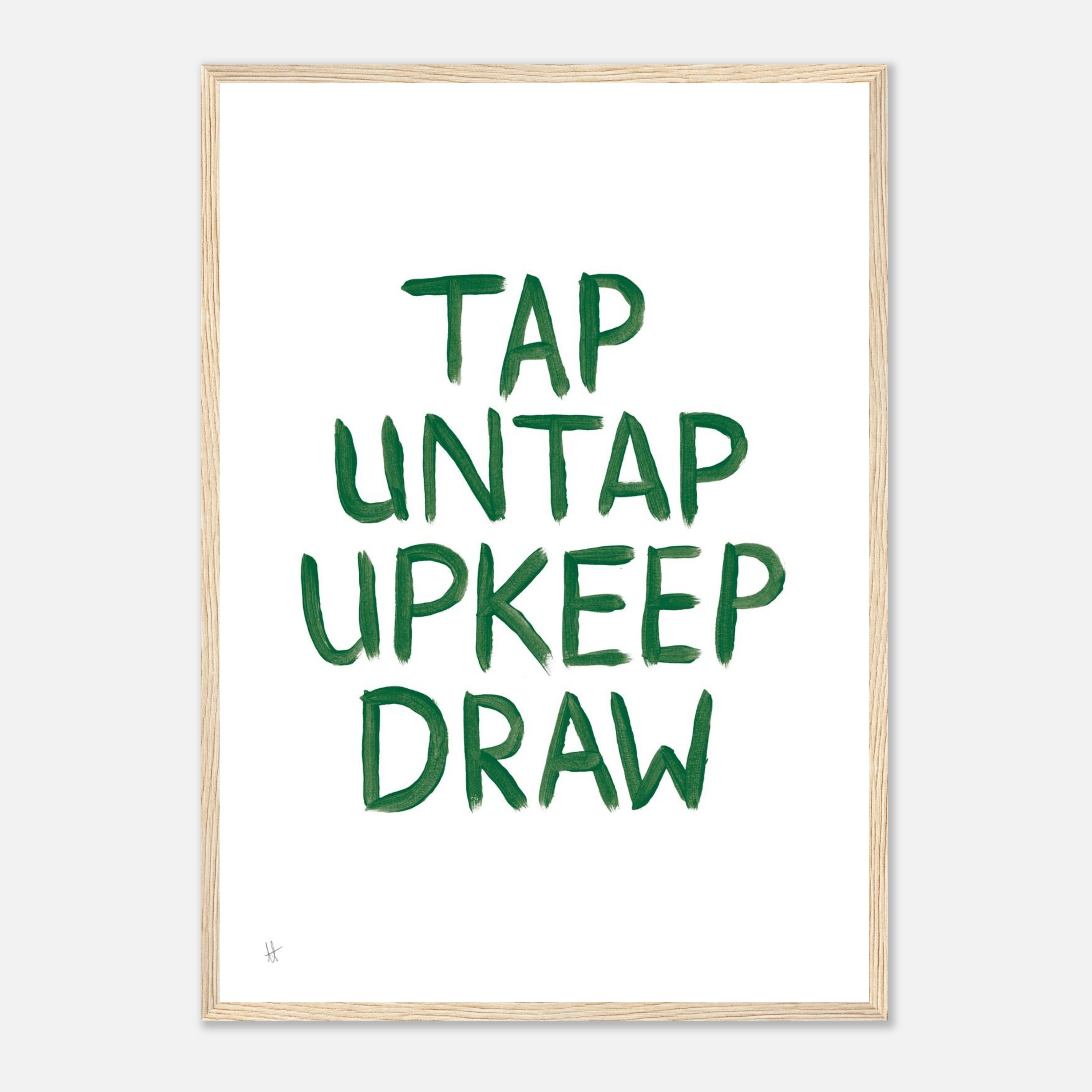 Tap, Untap, Upkeep, Draw
