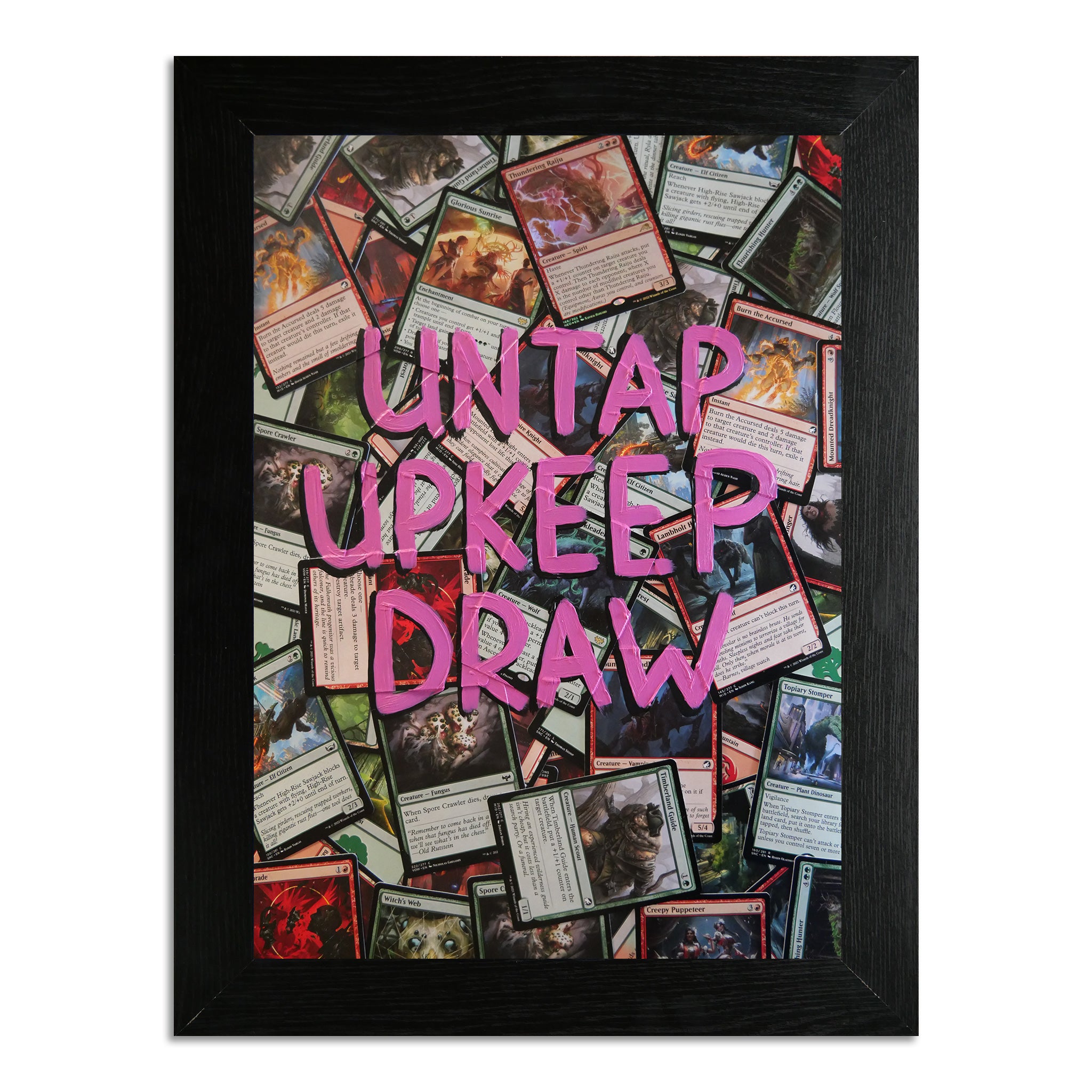 Magic The Gathering #003 Red & Green Deck - Wall Art