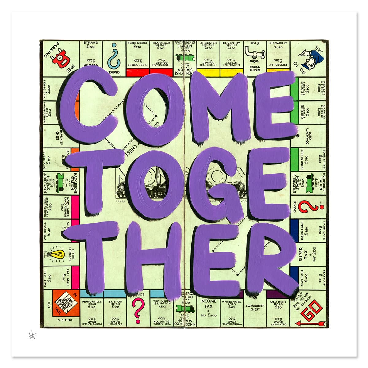 Come Together - Monopoly Print