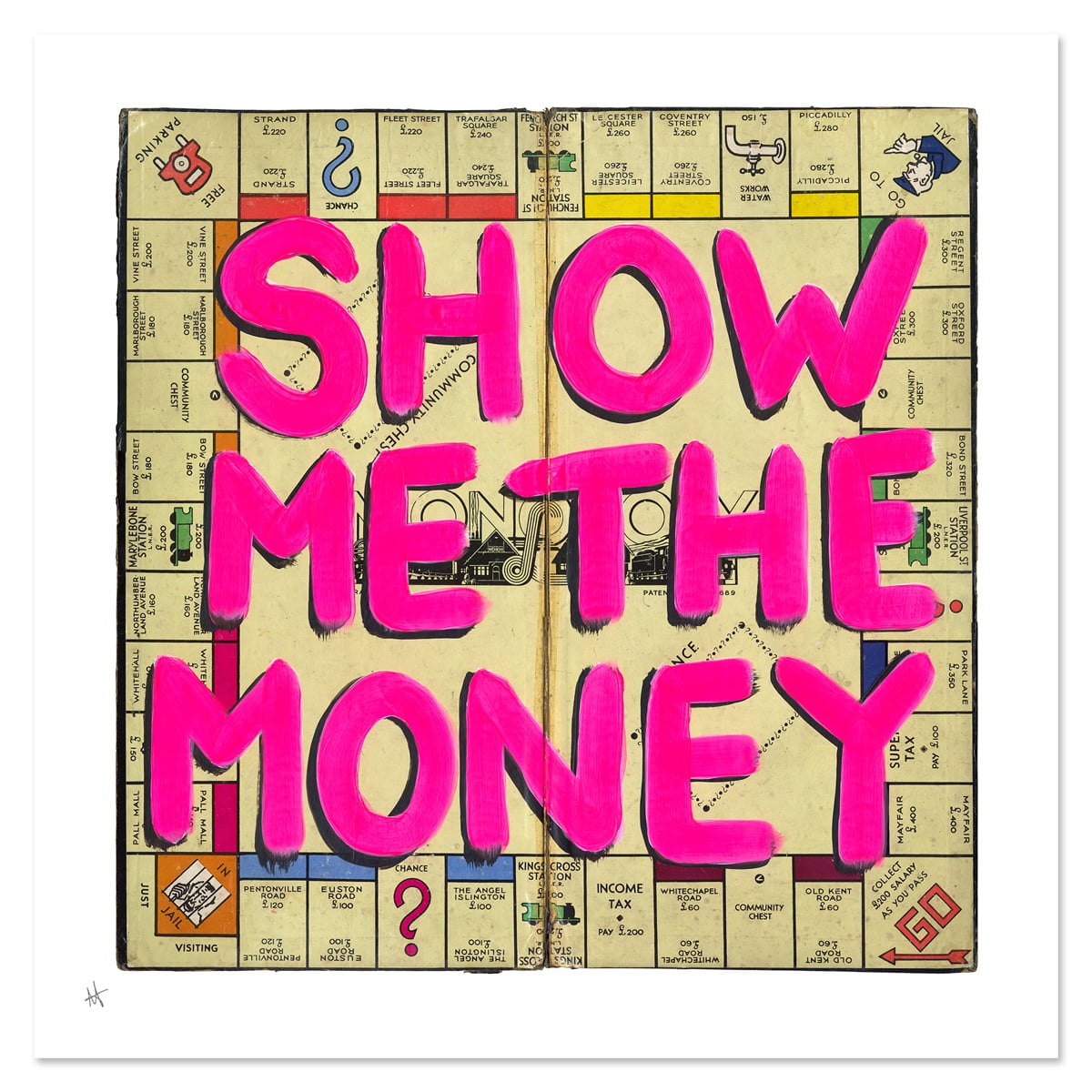 Show Me the Money - Monopoly Print