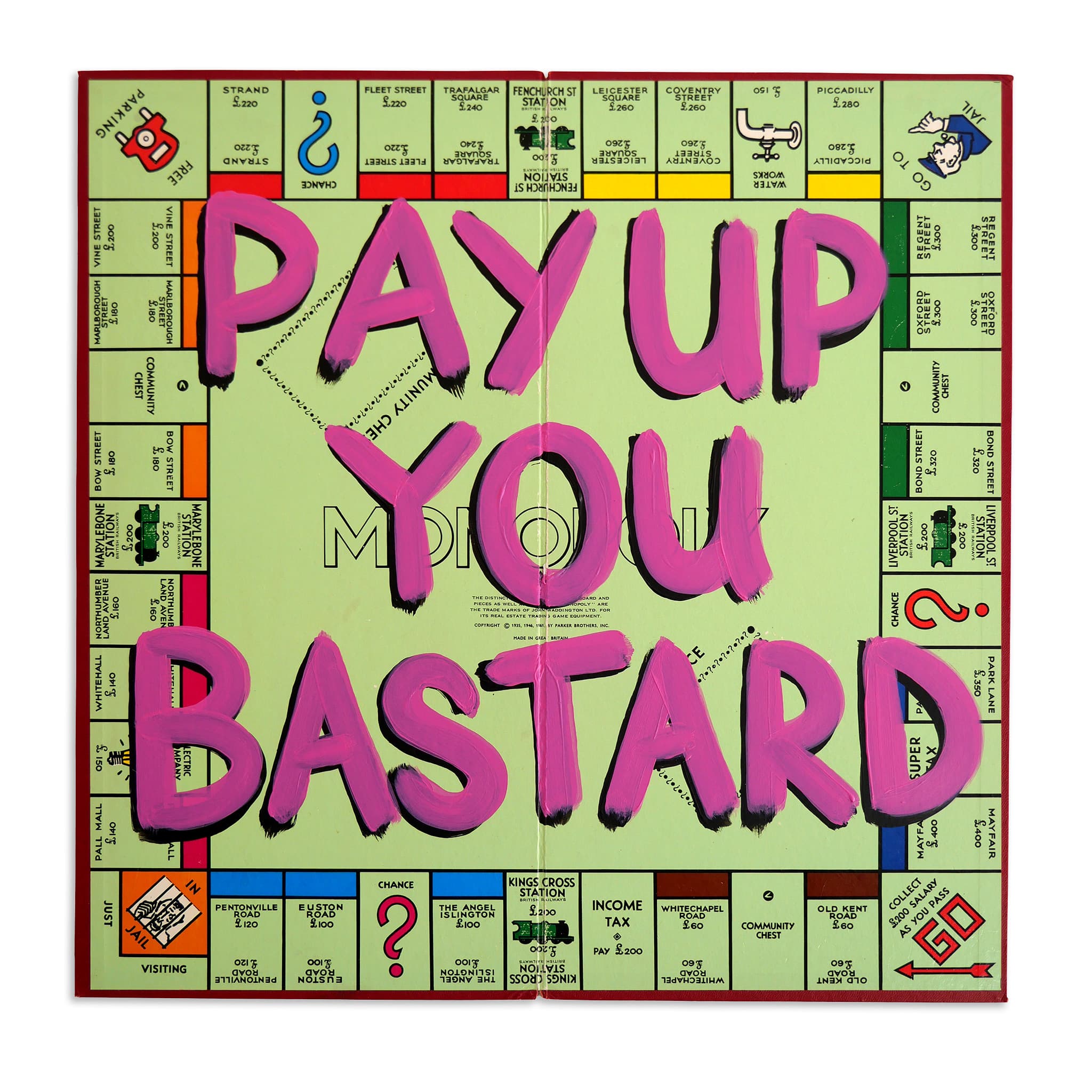 Monopoly 15 - wall hanging